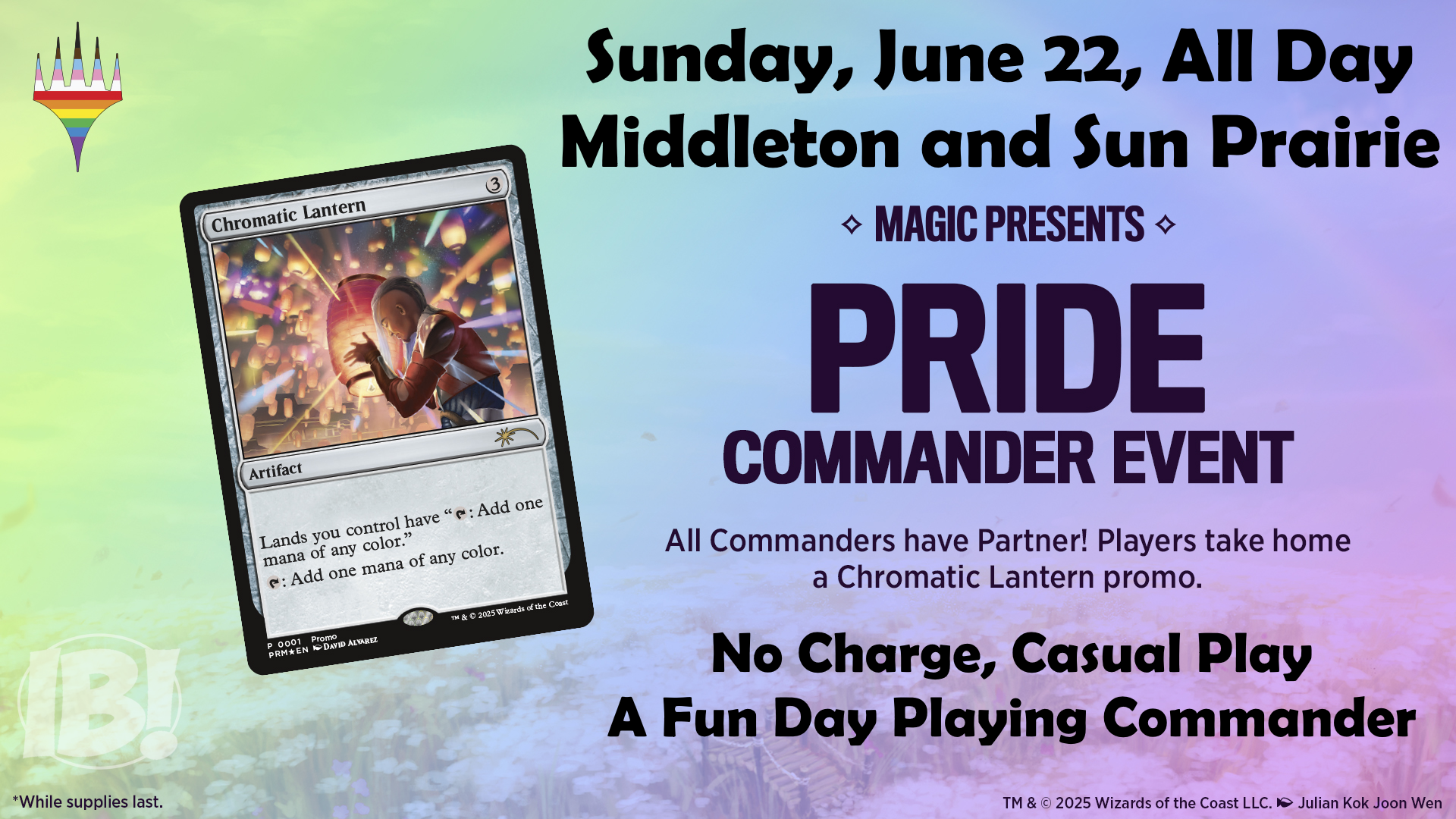 MtG Pride Commander Event