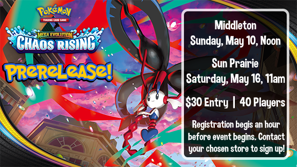 Pokemon Chaos Rising Prerelease (Middleton)