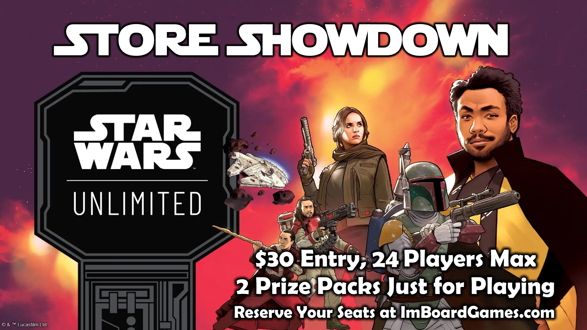 Star Wars Unlimited A Lawless Time Store Showdown (Sealed)